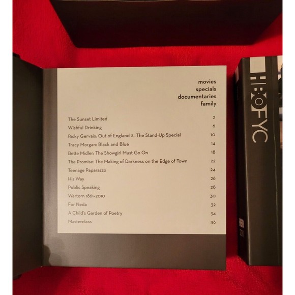 HBO 2011 FYC For Your Consideration DVD Set Series Movies Specials etc. Complete - Picture 5 of 10